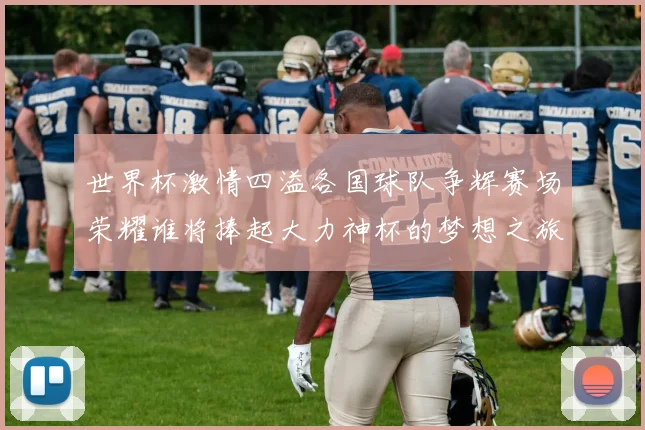 世界杯激情四溢各国球队争辉赛场荣耀谁将捧起大力神杯的梦想之旅